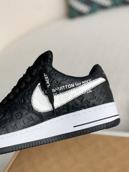 Louis Vuitton x Nike Air Force 1 Friends and Family Black