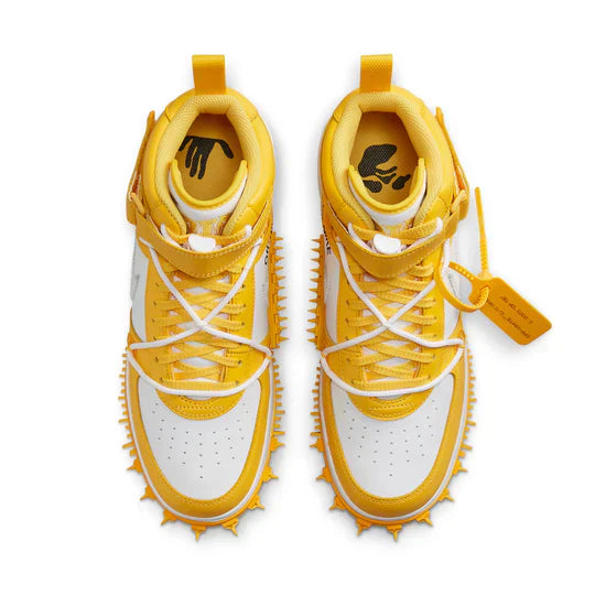 Nike Air Force 1 Mid  X Off-White SP Leather 'Varsity Maize'