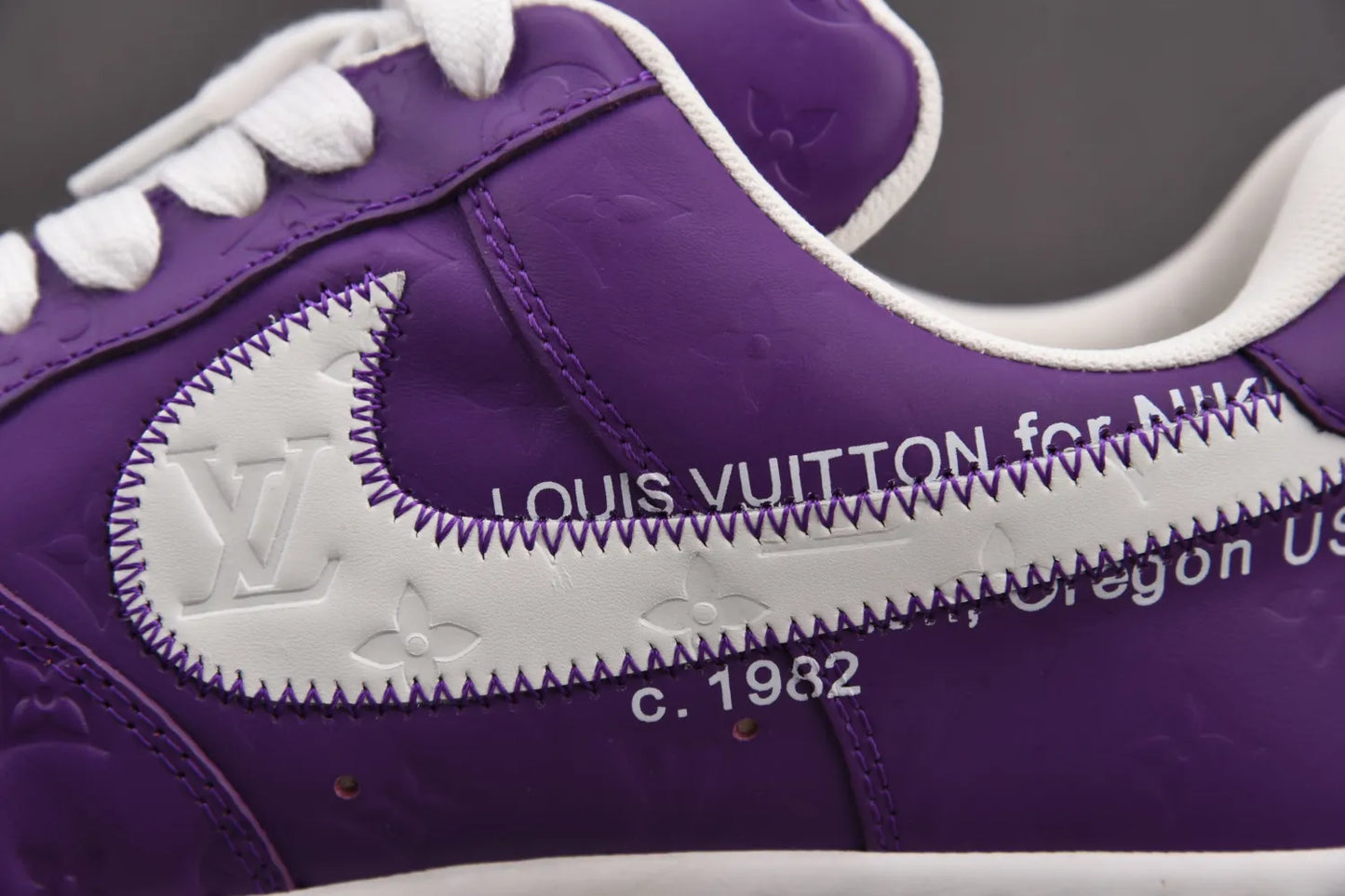 Louis Vuitton x Nike Air Force 1 Low 'By Virgil Abloh Purple'