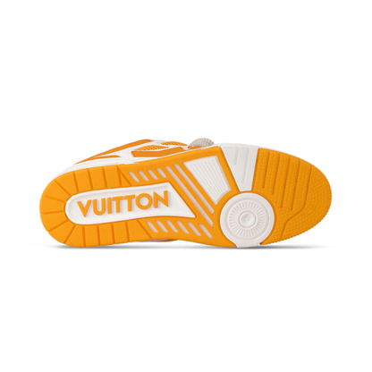 Louis Vuitton LV Skate Sneaker ‘White/Orange Monogram Flower’