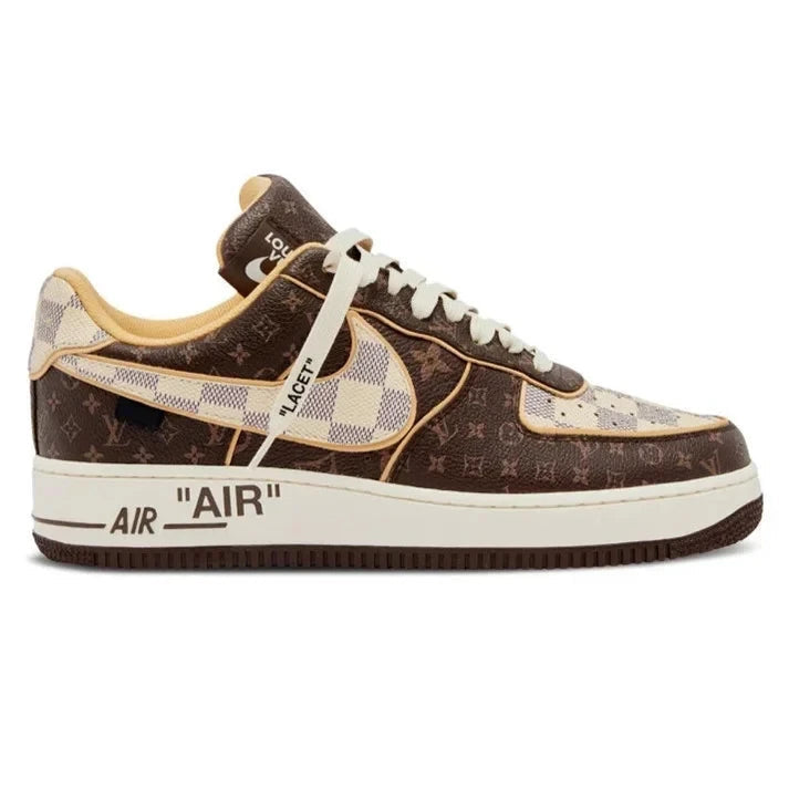 Louis Vuitton x Nike Air Force 1 Low “Blue Damier Denim” – THE VARKON