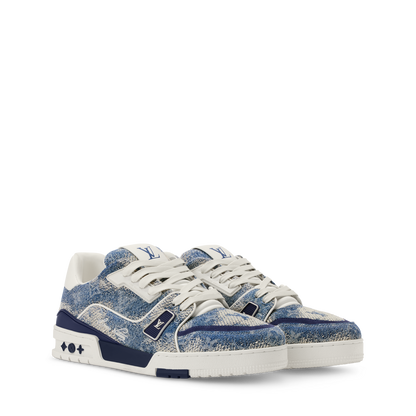 Louis Vuitton LV Trainer Blue #54 Limited