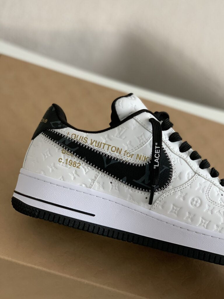 Louis Vuitton x Nike Air Force 1 Low 'White Black' – THE VARKON