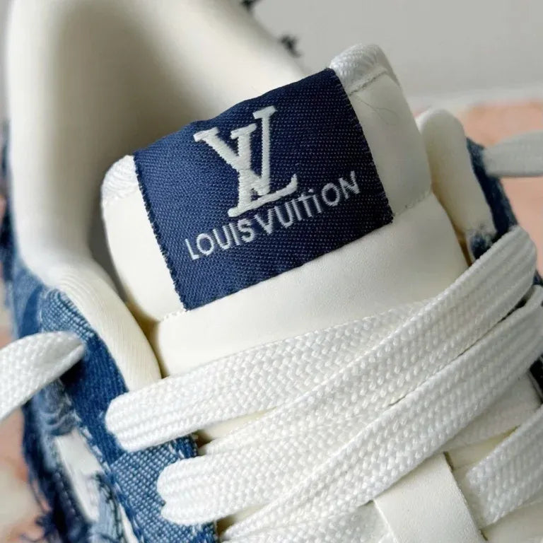 Louis Vuitton x Nike Air Force 1 Low “Blue Damier Denim” – THE VARKON