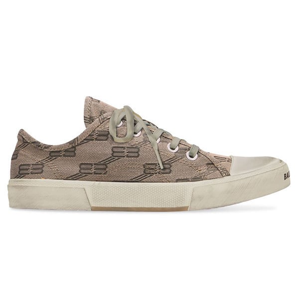 Balenciaga Paris Monogram Low-Top Sneakers